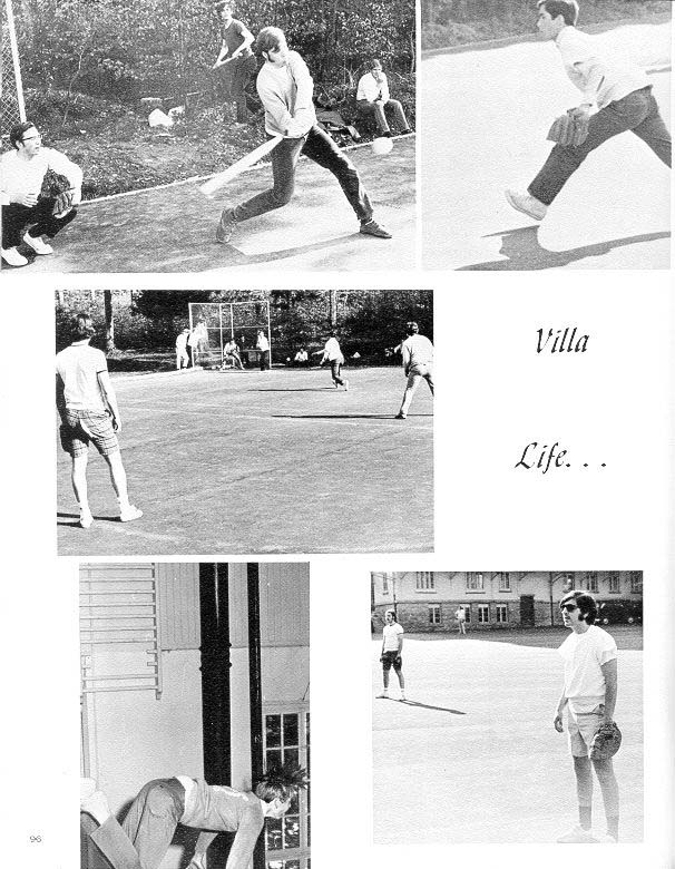 Villa Saint Jean International School  1970 Yearbook Le Chamois Villa Life p96